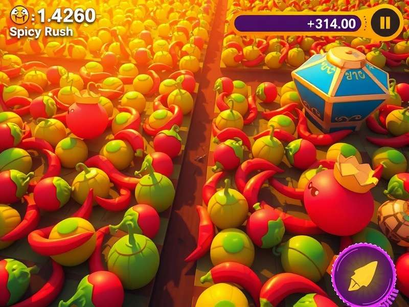 Spicy Rush Adventure festival event showing decorations and special items